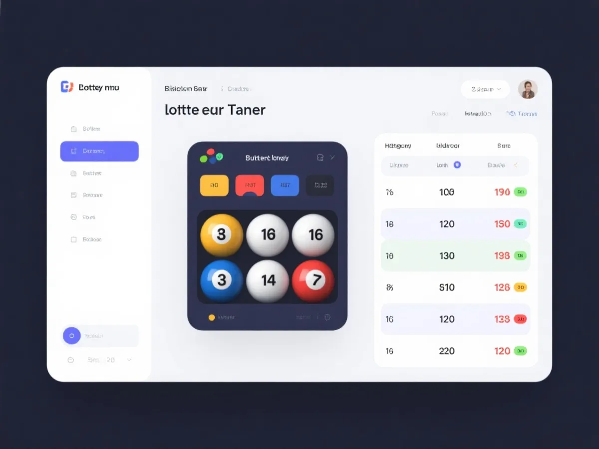 双色球开奖结果查询可视化示意图